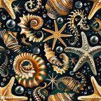 Ocean Jewels Pattern 3 Minky Fabric