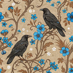 Gilded Falcons Pattern 1 Minky Fabric