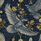 Gilded Falcons Pattern 14 Minky Fabric