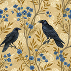 Gilded Falcons Pattern 22 Minky Fabric
