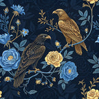 Gilded Falcons Pattern 26 Minky Fabric