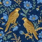 Gilded Falcons Pattern 28 Minky Fabric