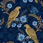 Gilded Falcons Pattern 30 Minky Fabric