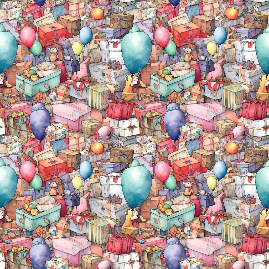 Birthday Bash Pattern 12 Minky Fabric