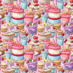 Birthday Bash Pattern 1 Minky Fabric