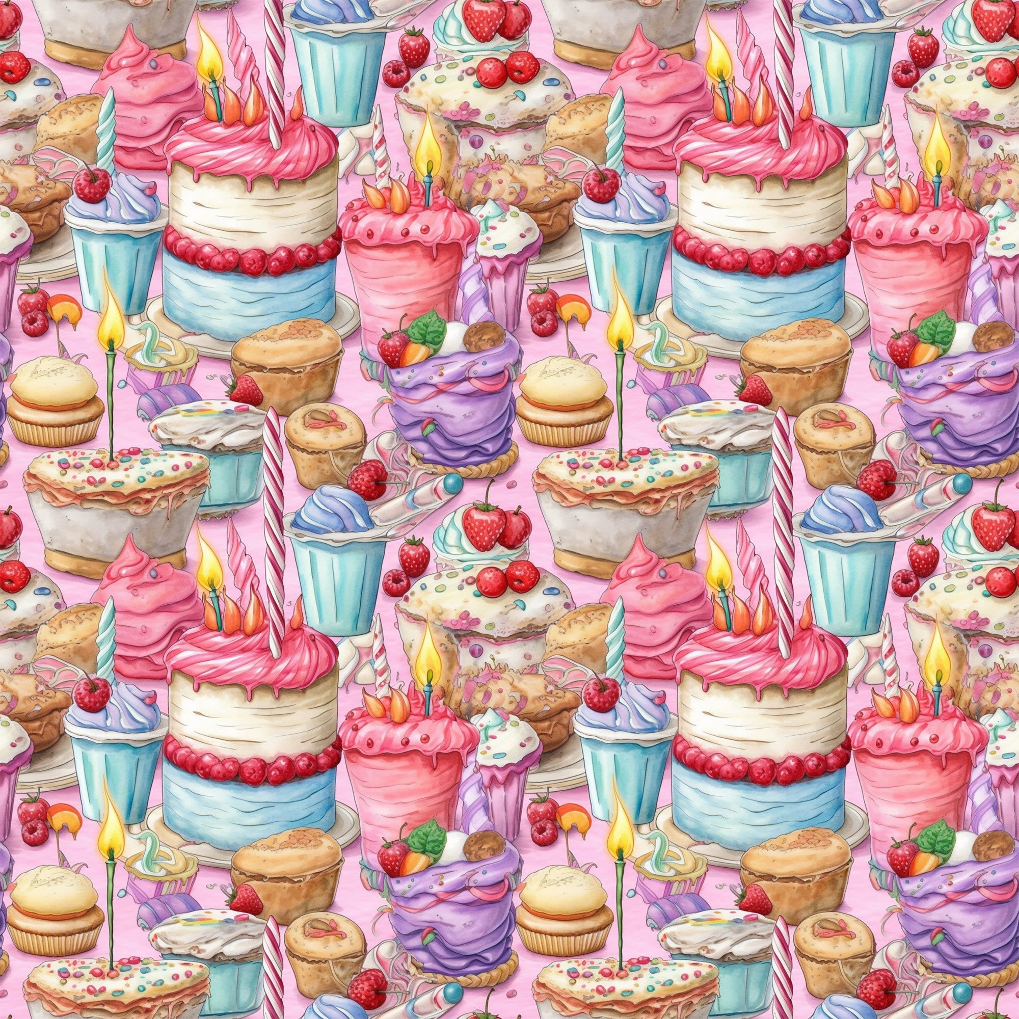Birthday Bash Pattern 1 Minky Fabric