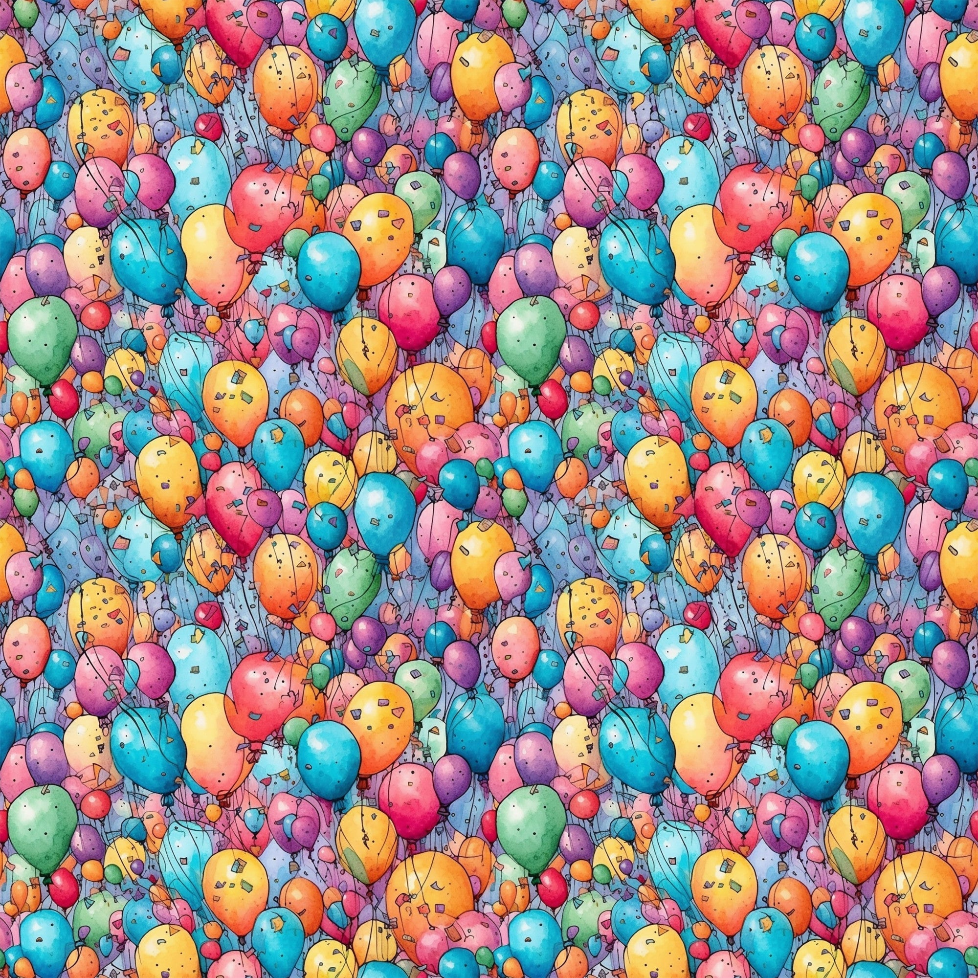 Birthday Bash Pattern 7 Minky Fabric