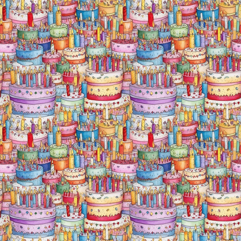 Birthday Bash Pattern 8 Minky Fabric