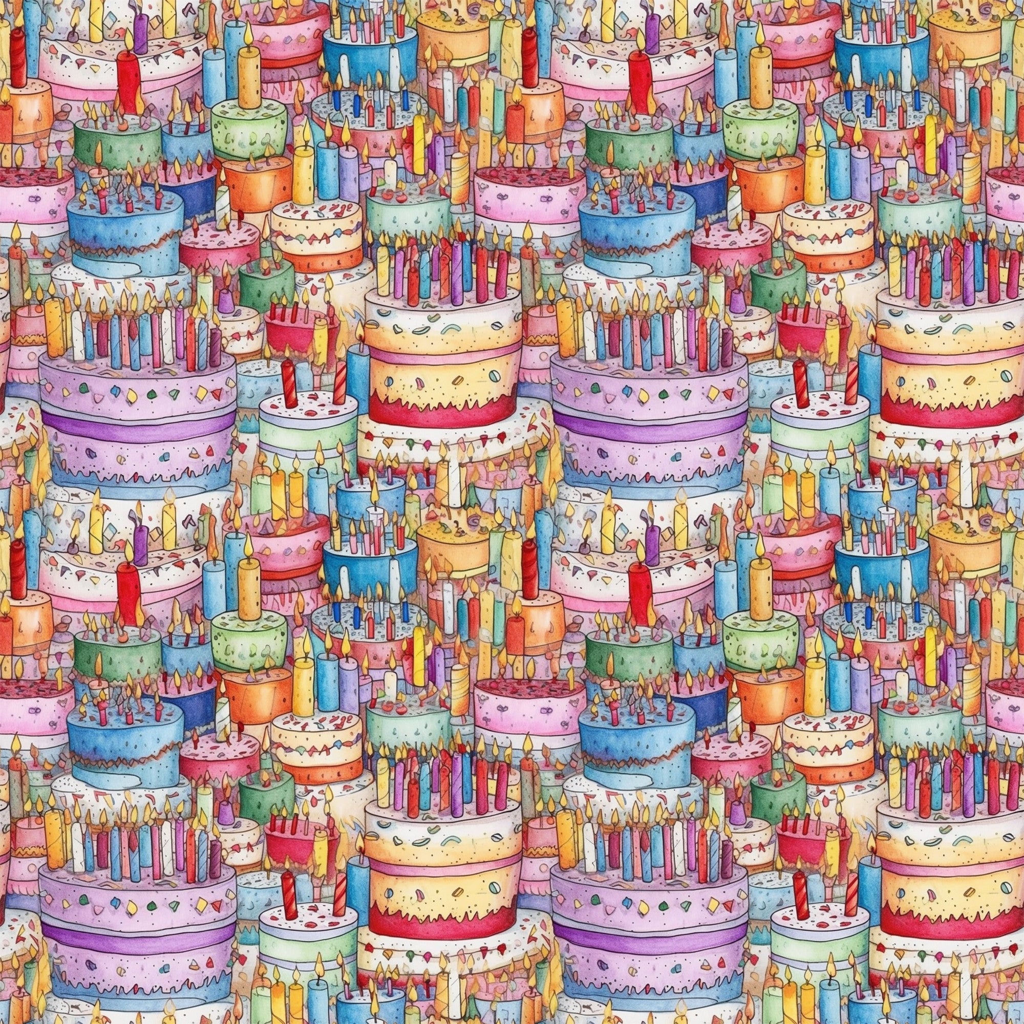 Birthday Bash Pattern 8 Minky Fabric
