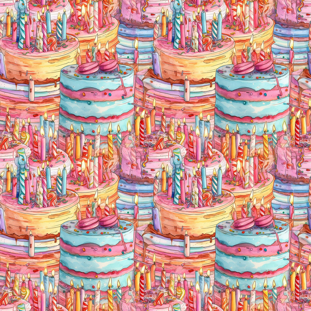 Birthday Bash Pattern 9 Minky Fabric