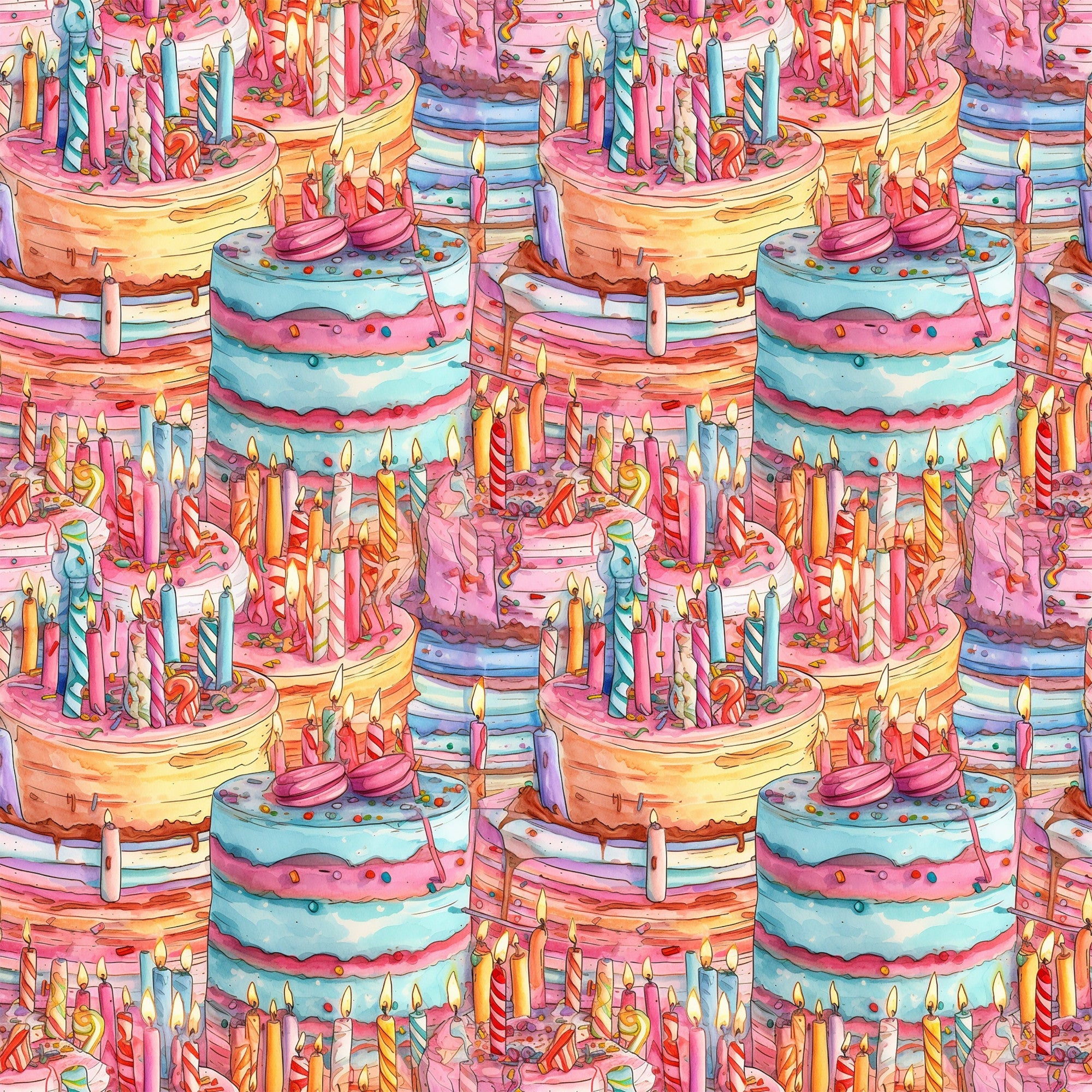 Birthday Bash Pattern 9 Minky Fabric