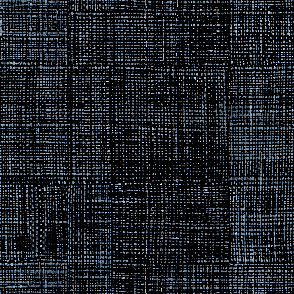 Black Denim Pattern 1 Minky Fabric