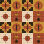 Heritage Portraits Pattern 15 Minky Fabric
