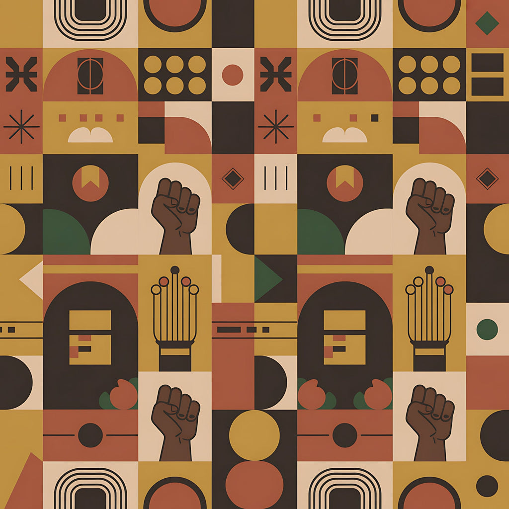 Heritage Portraits Pattern 2 Minky Fabric