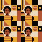 Heritage Portraits Pattern 31 Minky Fabric