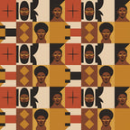 Heritage Portraits Pattern 32 Minky Fabric