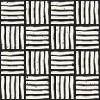 black, white, geometric pattern, crosshatch design, woven texture, hand-drawn style, abstract lines, monochrome,, fabric panel, basket weave pattern, linear design, contemporary style, minimalist, striped elements, artistic doodles, modern geometric, craft fabric, sewing material, graphic pattern
