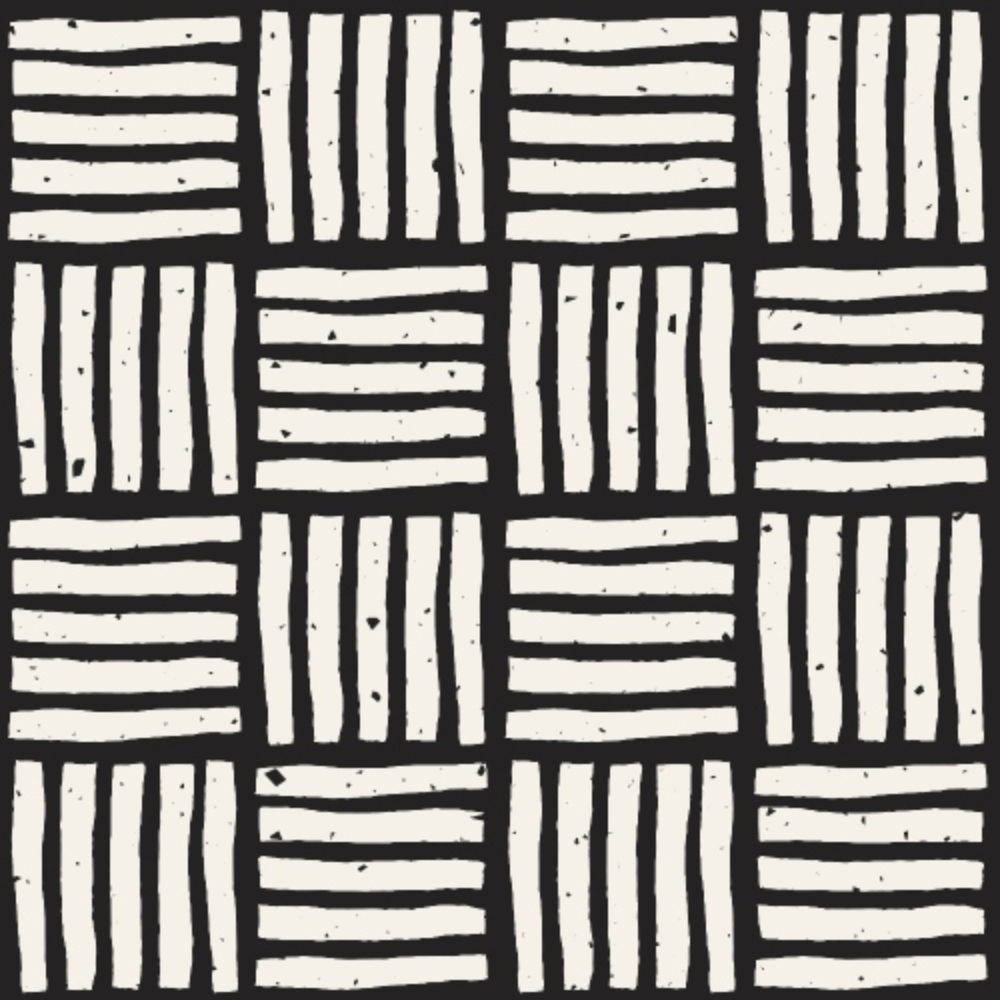 black, white, geometric pattern, crosshatch design, woven texture, hand-drawn style, abstract lines, monochrome,, fabric panel, basket weave pattern, linear design, contemporary style, minimalist, striped elements, artistic doodles, modern geometric, craft fabric, sewing material, graphic pattern