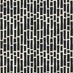 black, white, abstract strokes, brushstroke pattern, modern design, geometric shapes, hand-drawn style, monochrome, irregular lines, contemporary art,, fabric panel, minimalist design, artistic pattern, black marks, white background, organic shapes, painterly style, craft fabric