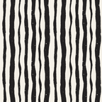 black, white, vertical stripes, wavy lines, organic stripes, hand-drawn, doodle style, irregular stripes,, fabric panel, monochrome, flowing lines, sketchy texture, contemporary pattern, abstract design, cotton fabric, crafting material