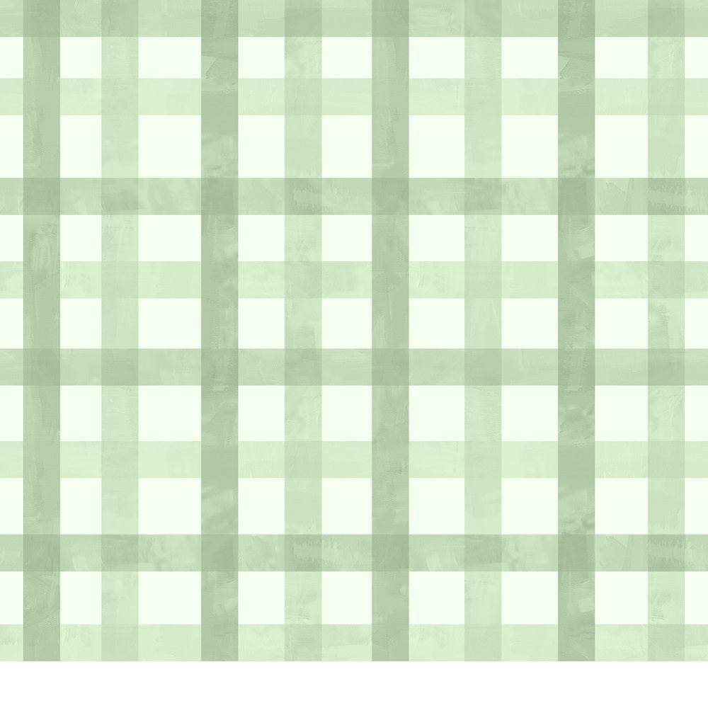 sage green, cream, checkered pattern, gingham, plaid, geometric,, fabric panel, soft pastels, mint green, woven texture, spring colors, garden theme, delicate check, cottage style, crafting material, sewing fabric, light green, pale green, botanical palette