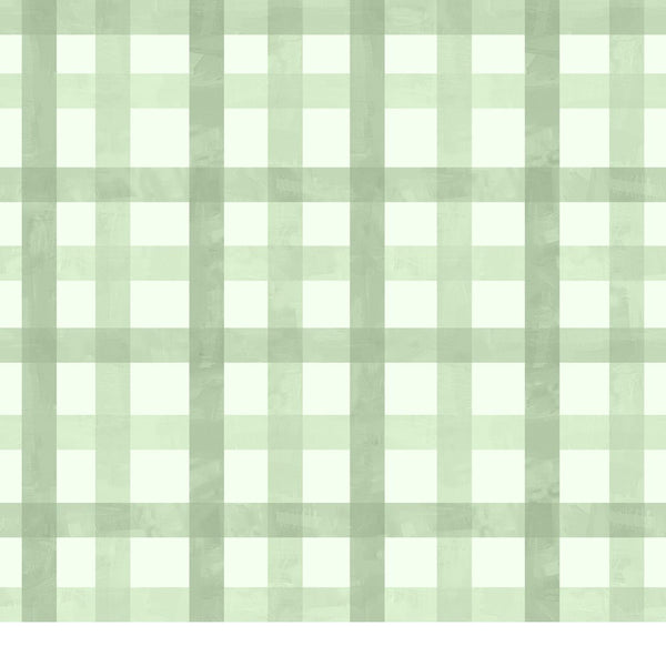 sage green, cream, checkered pattern, gingham, plaid, geometric,, fabric panel, soft pastels, mint green, woven texture, spring colors, garden theme, delicate check, cottage style, crafting material, sewing fabric, light green, pale green, botanical palette
