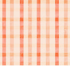 peach, blush, coral, salmon, cream, ivory, gingham, check pattern, plaid, squares, geometric, soft pastels, watercolor effect,, fabric panel, spring colors, warm tones, checkered design, peachy pink, subtle texture