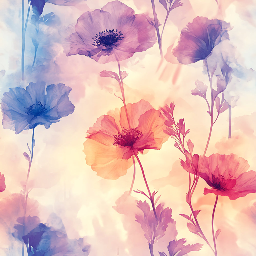Blossom Mist Delight Pattern 14 Minky Fabric