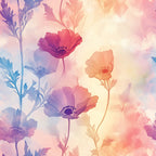 Blossom Mist Delight Pattern 16 Minky Fabric