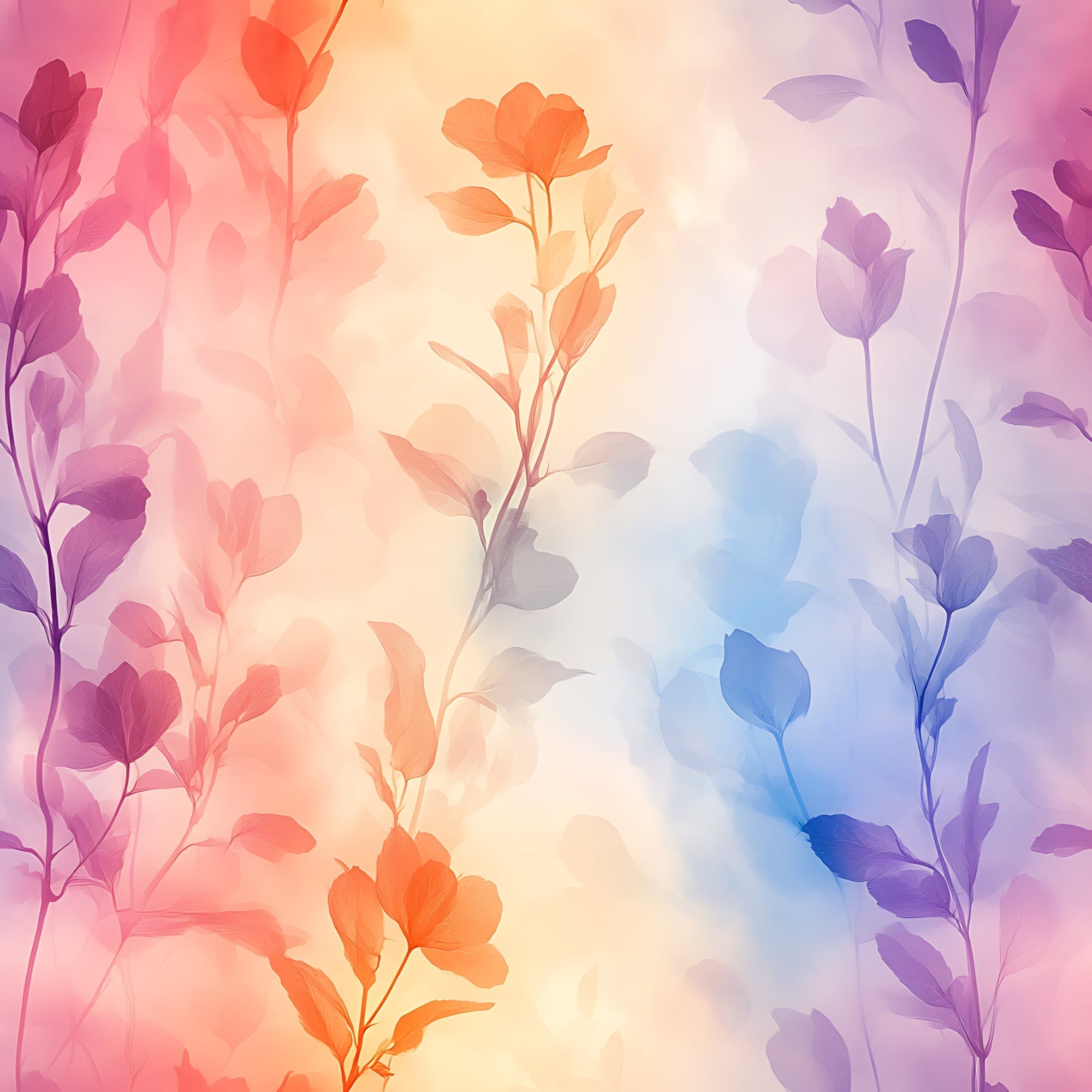 Blossom Mist Delight Pattern 8 Minky Fabric