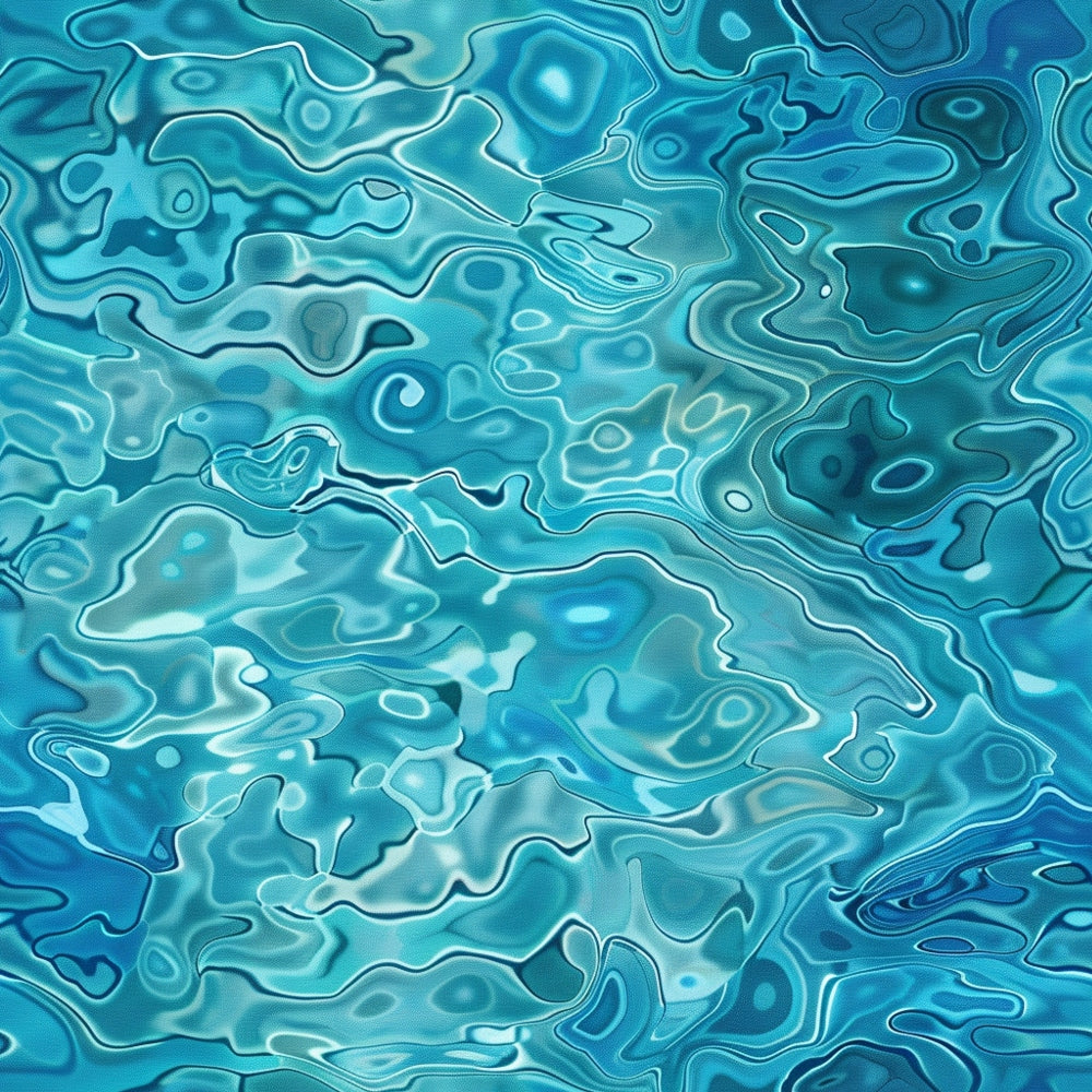 turquoise, aqua blue, teal, ocean blue, water ripples, fluid patterns, abstract swirls, liquid marble, wavy lines, organic shapes, flowing design, water surface, ripple effect,, fabric panel, aquatic theme, marbled texture, contemporary style, swimming pool, water reflections