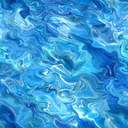 blue, aqua, turquoise, navy, white, water pattern, flowing design, liquid texture, marbled effect, swirled pattern, ocean waves, fluid motion, abstract design,, fabric panel, water ripples, contemporary style, organic shapes, seamless pattern, textile art