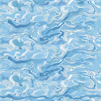 blue, light blue, white, water pattern, flowing waves, swirling design, marbled effect, abstract waves, ocean texture, fluid motion,, fabric panel, seamless pattern, wavy lines, water movement, aquatic theme, flowing curves, organic shapes, calm mood, liquid design