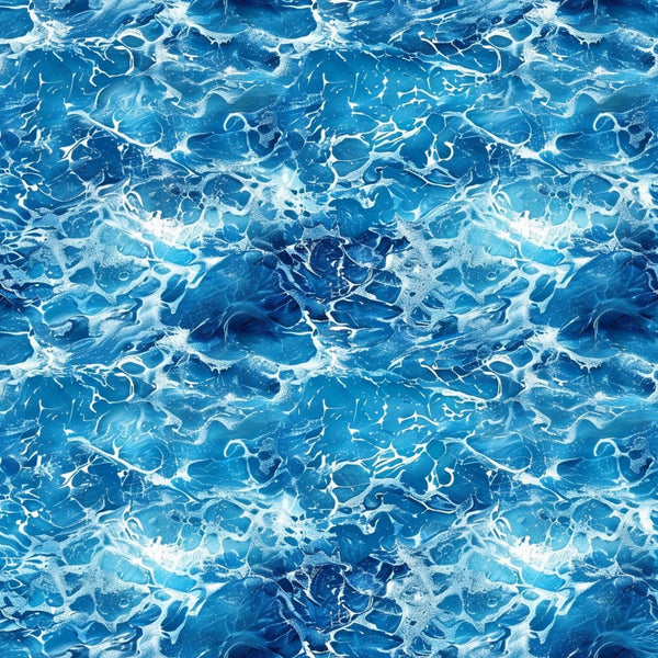 blue, turquoise, aqua, white, water pattern, ocean waves, flowing water, abstract swirls, liquid texture, marbled effect,, fabric panel, watery design, fluid motion, sea foam, rippling waves, artistic water, swimming pool pattern, tropical blues, water surface