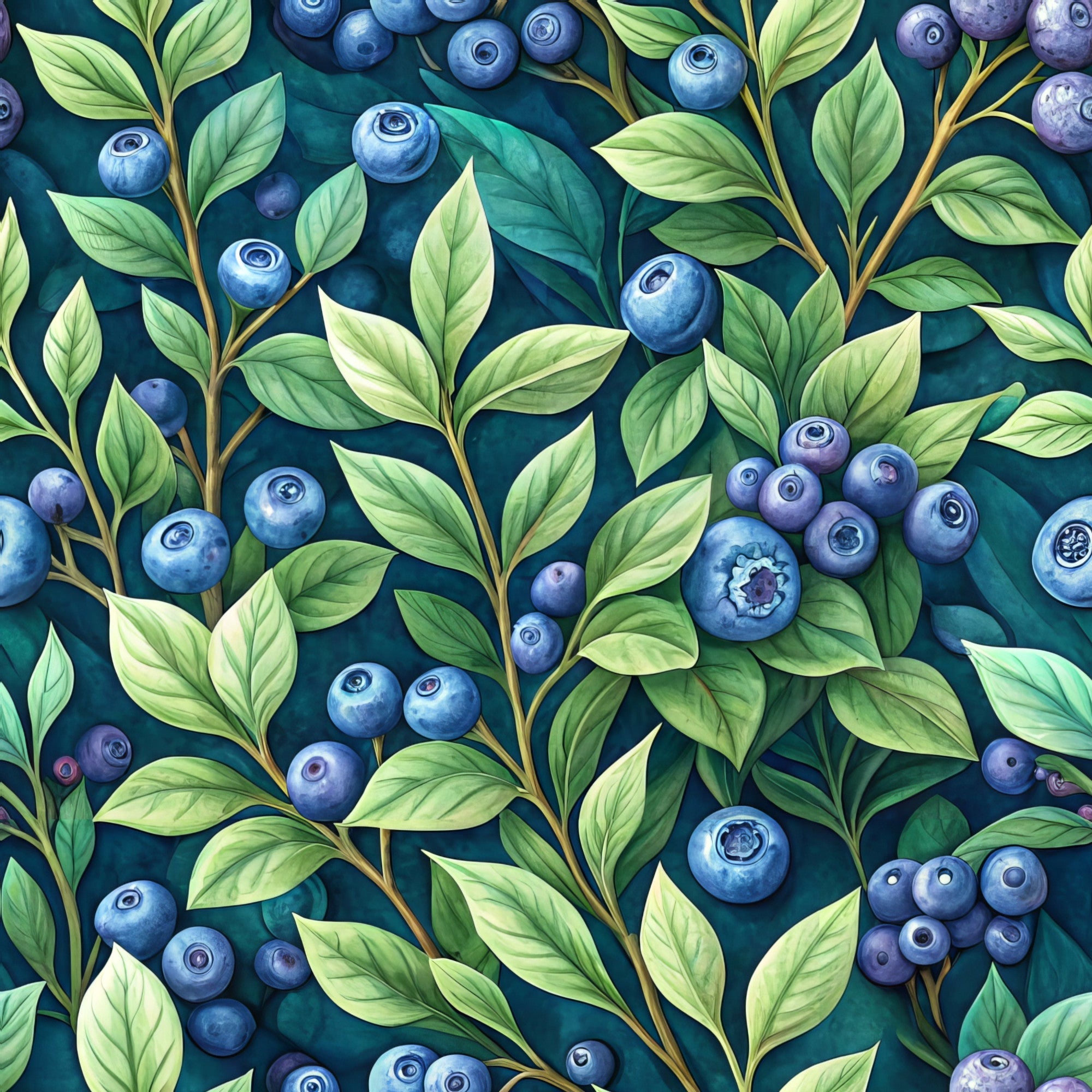 Huckleberry Harvest Pattern 1 Minky Fabric