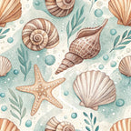 Tidepool Treasures Pattern 1 Minky Fabric