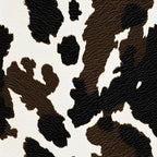 brown, white, cream, cow pattern, animal print, cowhide spots, irregular shapes, organic pattern,, fabric panel, rustic, farmhouse style, livestock motif, natural texture, earth tones, bovine design, country theme, western style, ranch aesthetic