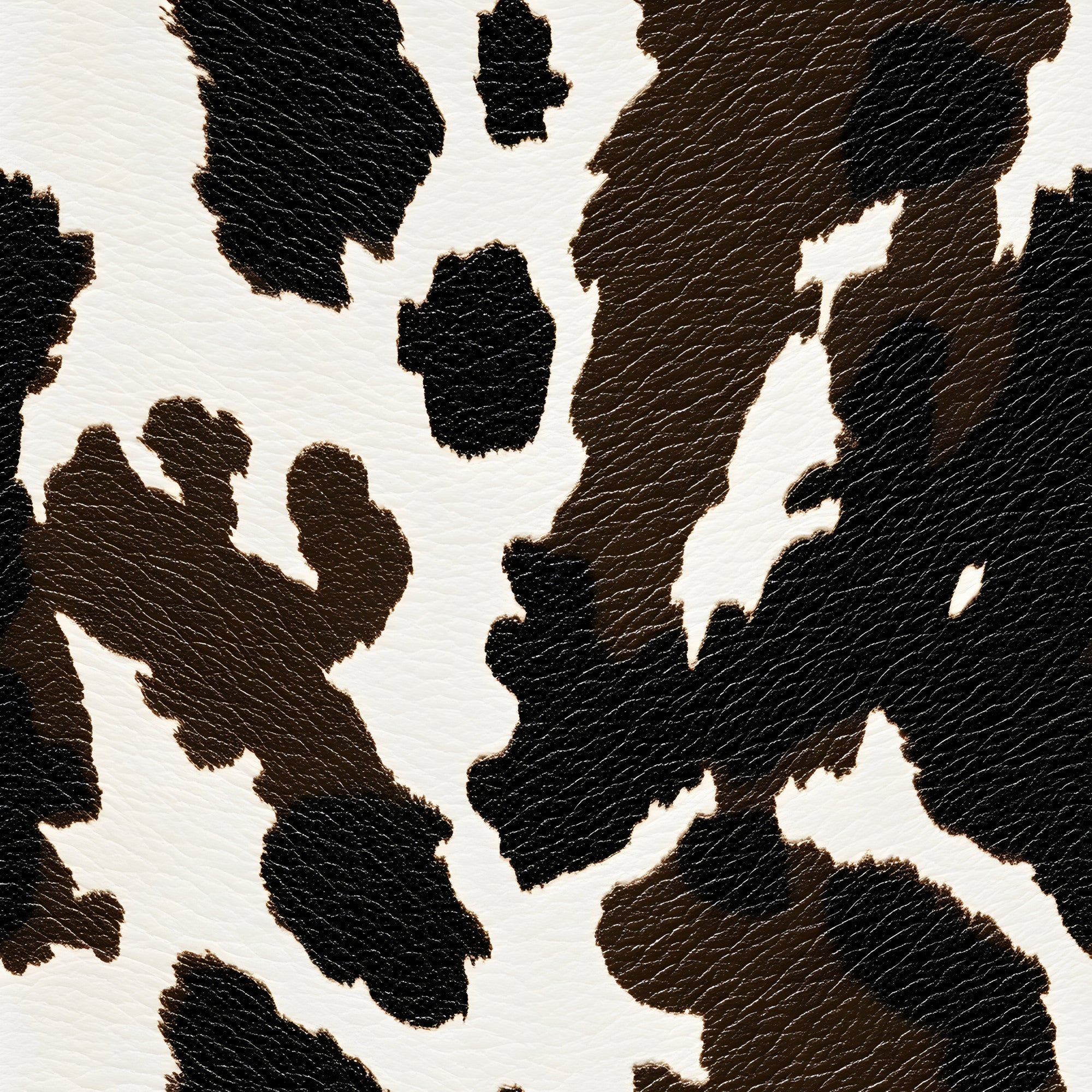 brown, white, cream, cow pattern, animal print, cowhide spots, irregular shapes, organic pattern,, fabric panel, rustic, farmhouse style, livestock motif, natural texture, earth tones, bovine design, country theme, western style, ranch aesthetic