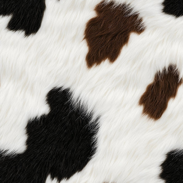 brown, white, black, cow hide, animal print, spotted pattern, cowhide texture, fur pattern, cattle markings, ranch theme, farm animal, western style,, fabric panel, natural colors, rustic design, livestock pattern, country theme, bovine print, irregular spots
