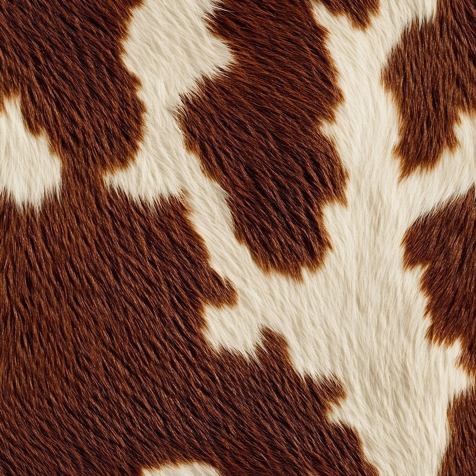 brown, white, cream, cow hide, cow pattern, animal print, spotted, irregular patches, natural markings, fur texture, cowhide design,, fabric panel, rustic, farm theme, livestock, bovine, organic shapes, western style, ranch aesthetic