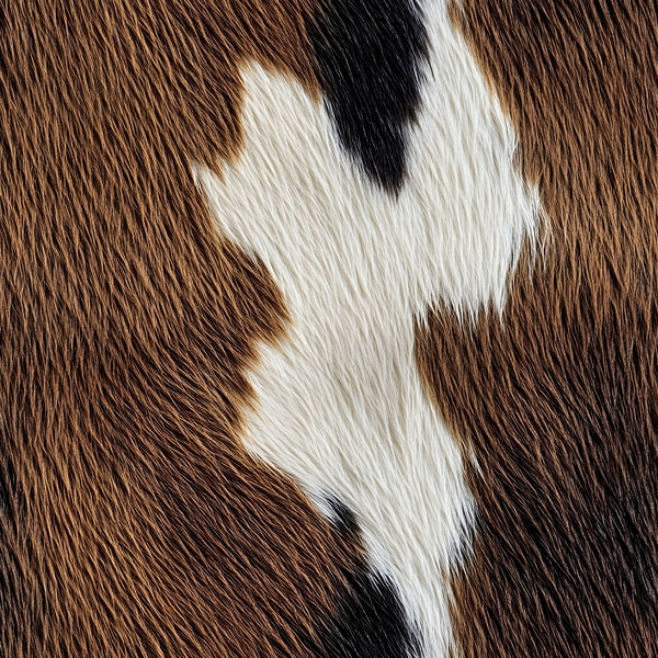 brown, white, black, cow pattern, animal print, cowhide texture, fur pattern,, fabric panel, realistic animal, bovine design, natural colors, western theme, farm animal, hide pattern, spotted design, rustic style, country motif, mammal pattern, textured appearance