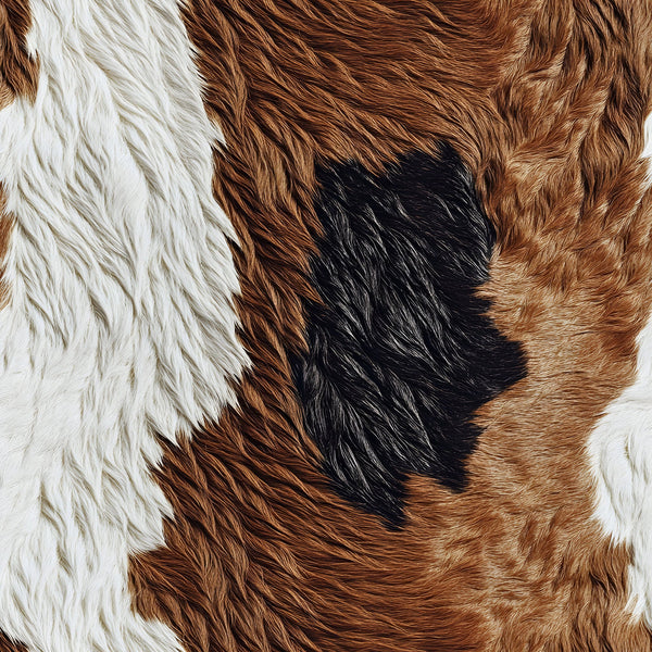 brown, white, black, cow hide, animal print, cowhide pattern, fur texture, cattle, farm animal, rustic, western, country style,, fabric panel, natural colors, livestock, ranch theme, animal skin, spotted pattern, bovine