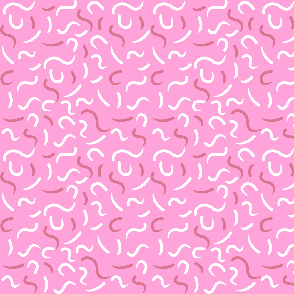 pink, white, magenta, ribbon shapes, curved lines, swirls, abstract pattern, breast cancer awareness,, fabric panel, medical theme, hope motif, charitable cause, feminine design, repetitive pattern, flowing curves, supportive message, health awareness, cotton fabric, crafting material