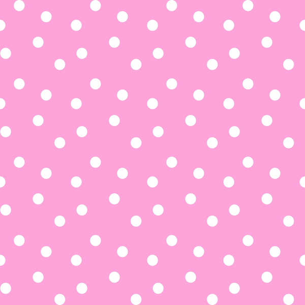 pink fabric, white polka dots, cotton quilting, breast cancer awareness, polka dot pattern, pink background, white circles, geometric design, cancer support, repeating pattern,, fabric panel, dotted textile, feminine colors, awareness ribbon colors, crafting material, sewing fabric, medical awareness, support theme