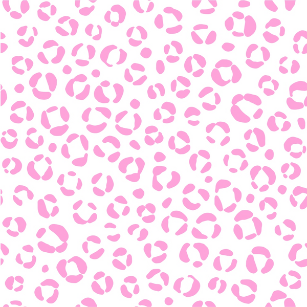 pink, white, leopard print, animal print, spots, breast cancer awareness,, fabric panel, supportive, medical awareness, scattered pattern, organic shapes, feminine, soft pink, pastel, awareness ribbon pattern, cotton fabric, crafting material, sewing fabric, charitable theme
