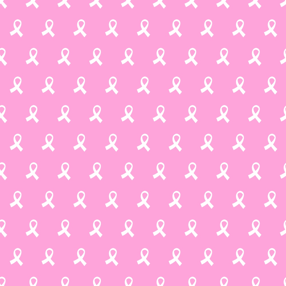 pink, white, awareness ribbons, breast cancer, repeating pattern, cotton fabric, quilting panel, geometric layout, medical theme, charity awareness, small scale print, all-over design, support ribbon, health awareness, fabric yardage, crafting material, sewing supplies, hope symbol, advocacy pattern