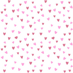 pink hearts, rose pink, dusty rose, scattered hearts, heart pattern, repeating design, romantic motif, breast cancer awareness,, fabric panel, love symbols, feminine design, soft pink tones, heart shapes, valentine's theme, crafting material, sewing fabric, awareness ribbon colors, delicate pattern, charity theme
