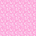 pink, white, floral pattern, botanical design, leaves, branches, nature motifs, repeating pattern,, fabric panel, breast cancer awareness, delicate florals, soft pink background, feminine design, crafting material, sewing fabric, cotton fabric, botanical print, coordinating fabric, cancer support