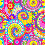 Fiesta Blooms Pattern 11 Minky Fabric
