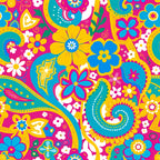Fiesta Blooms Pattern 14 Minky Fabric